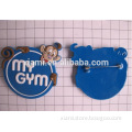 Cute Cartoon silicone soft pvc 3D embossed Rubber brooch